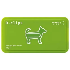 Dog D-Clip Paperclips by Midori