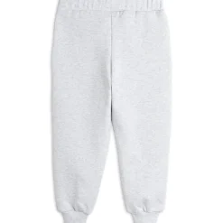 Dog Embroidered Sweatpants in Grey Melange by Mini Rodini - Last One In Stock - 80/86 (12-18 Months)