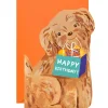 Dog Greetings Card by Ickaprint