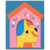 Dog In House Fold Out Birthday Greetings Card by Susie Hammer for Wrap