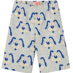 Dogs Baby Sweatpants in Light Grey Heather by Tinycottons