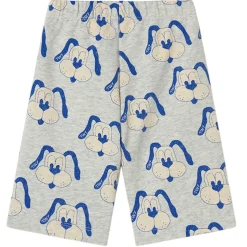 Dogs Baby Sweatpants in Light Grey Heather by Tinycottons