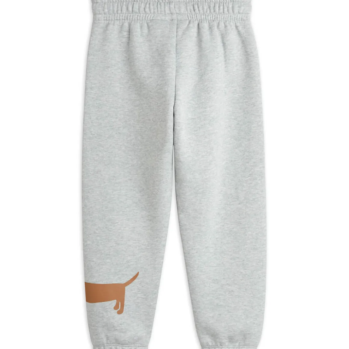 Dog Sweatpants in Grey Melange by Mini Rodini