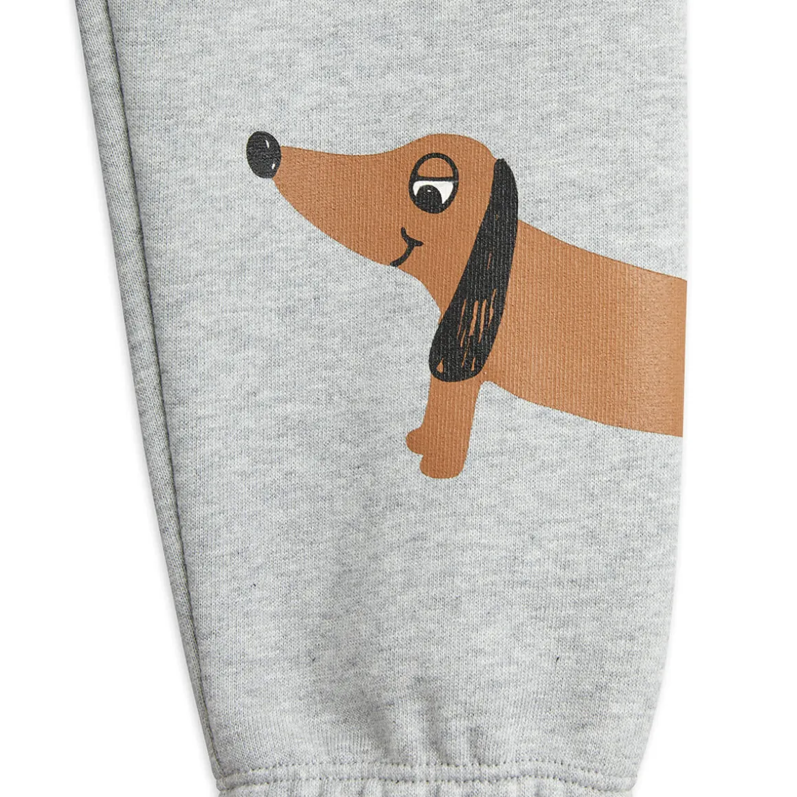 Dog Sweatpants in Grey Melange by Mini Rodini