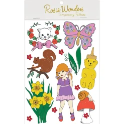 Dolly And Friends Temporary Tattoos (A5 Size) by Rosie Wonders