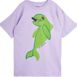 Dolphin Short Sleeve Dress by Mini Rodini