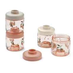 Dominique Baby Food Boxes in Peach / Seashell (4 Pack) by Liewood