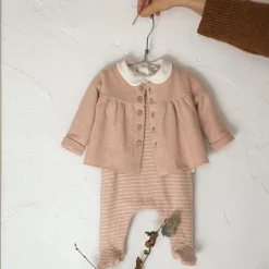 Dominique Overall with Feet in Nude by 1+ in the Family - Last One In Stock - 12 Months