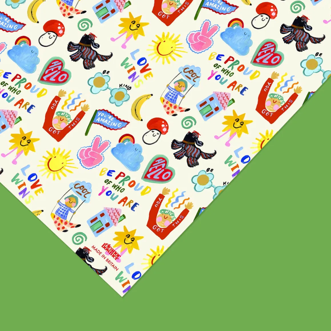 Doodles Gift Wrap by Eleanor Bowmer
