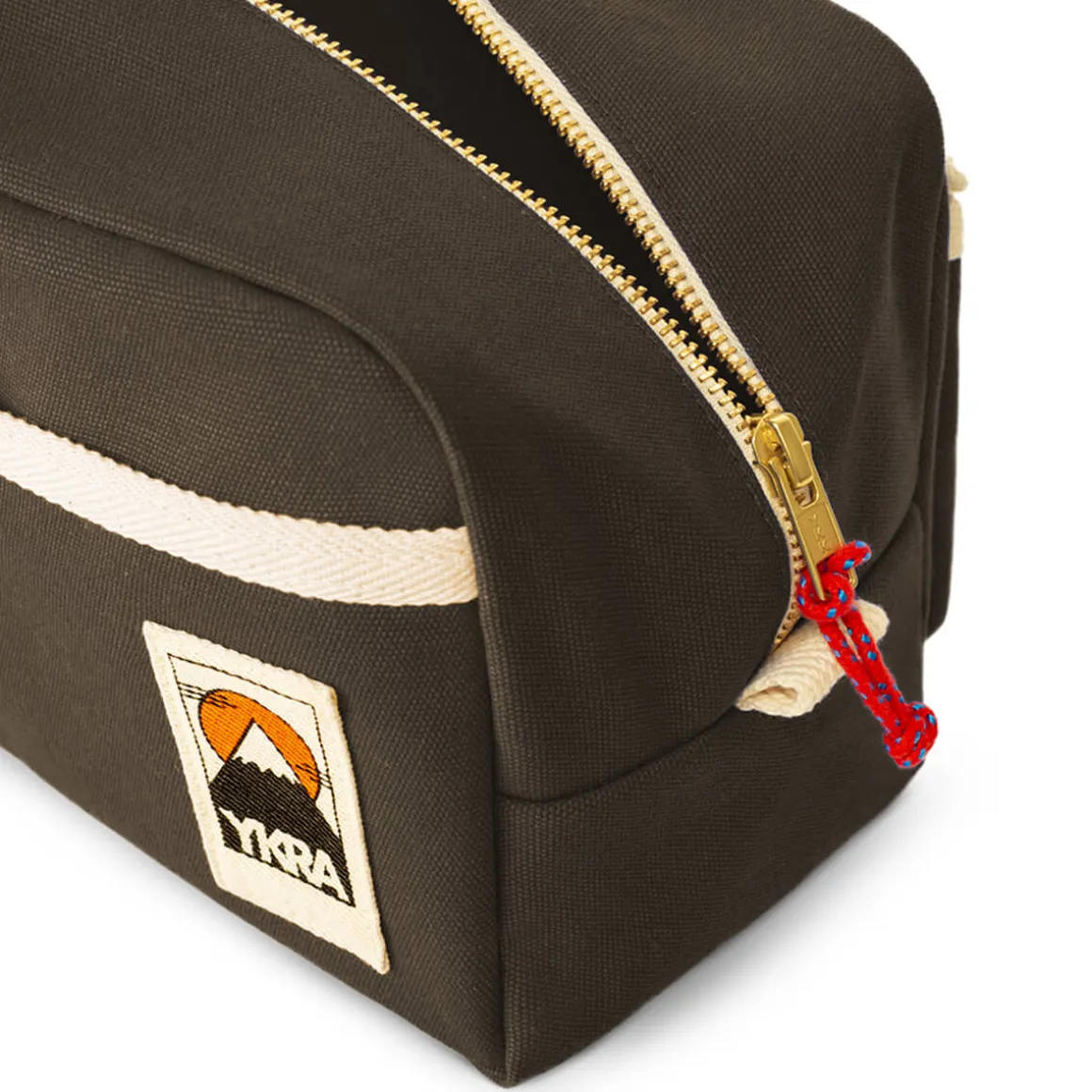 Dopp Pack Toiletry Bag in Khaki by YKRA