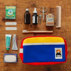 Dopp Pack Toiletry Bag in Tricolor by YKRA