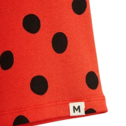 Dots AOP Bike Shorts in Red by Mini Rodini
