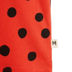Dots AOP T Shirt in Red by Mini Rodini