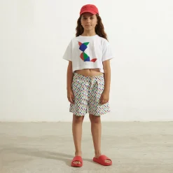 Dots Bermuda Shorts in Soft Blue by Weekend House Kids - Last Ones In Stock - 3-6 Years