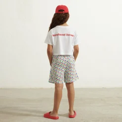 Dots Bermuda Shorts in Soft Blue by Weekend House Kids - Last Ones In Stock - 3-6 Years