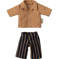 Dotty Shirt & Striped Pants Set for Dad Mouse by Maileg