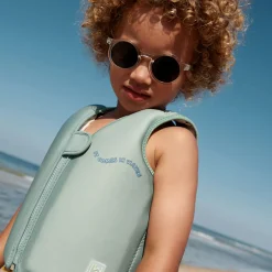 Dove Swim Vest in It Comes In Waves / Peppermint by Liewood