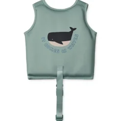 Dove Swim Vest in It Comes In Waves / Peppermint by Liewood