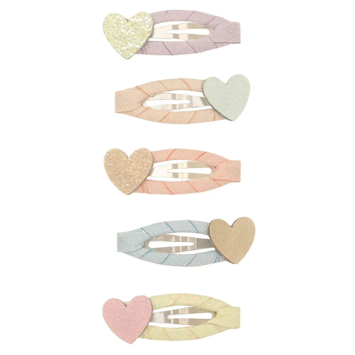 Dreamy Hearts Mini Clic Clac Hair Clips by Mimi & Lula