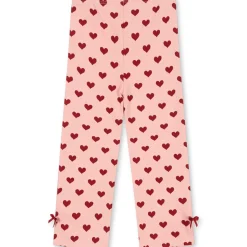 Drey Slit Pants in Amour Rouge by Konges Slojd
