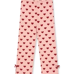 Drey Slit Pants in Amour Rouge by Konges Slojd