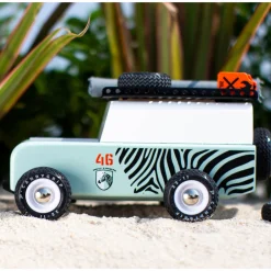 Drifter Zebra Car By Candylab Toys