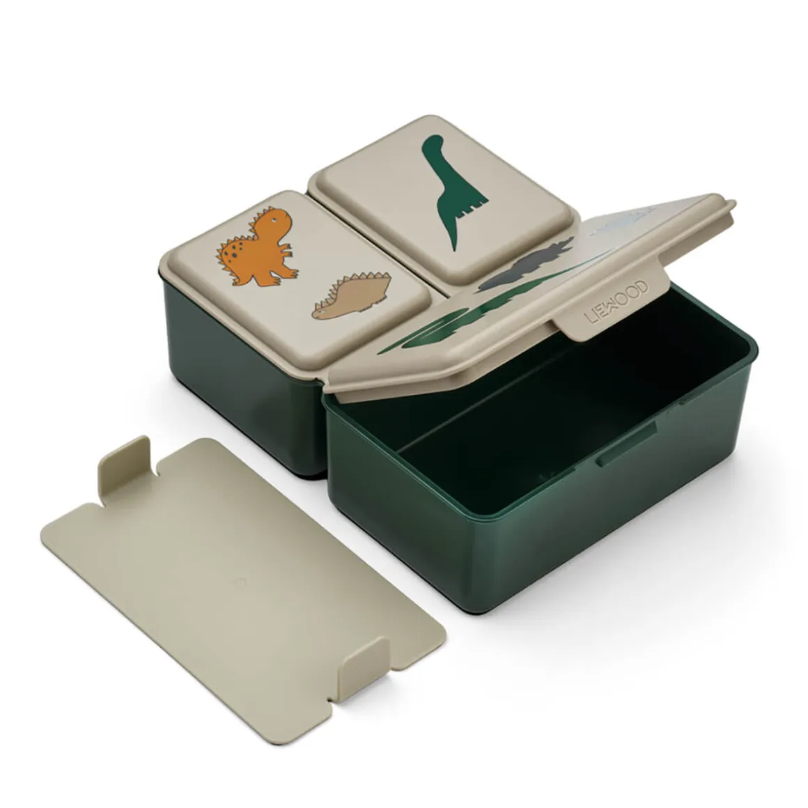 Driss Lunchbox in Dinosaurs / Mist by Liewood