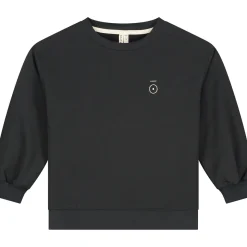 Dropped Shoulder Sweater in Nearly Black by Gray Label - Last One In Stock - 7-8 Years