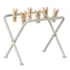 Drying Rack With Pegs in Mint by Maileg