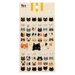 3D Stickers Quirky Cats by Rex London