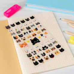 3D Stickers Quirky Cats by Rex London