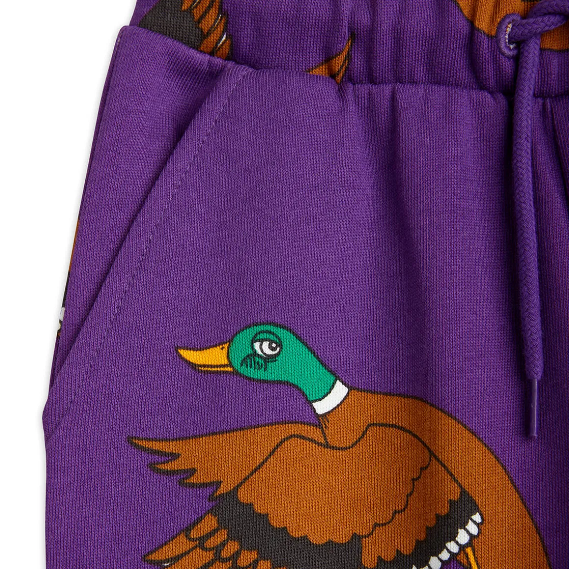 Ducks AOP Sweatpants in Purple by Mini Rodini