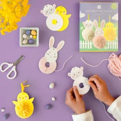 Easter Animals Pom Pom Kit by Talking Tables