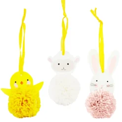 Easter Animals Pom Pom Kit by Talking Tables