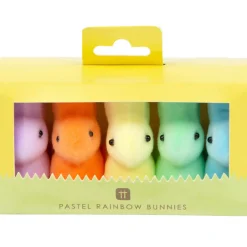 Easter Bunnies Decorations in Pastel Rainbow by Talking Tables