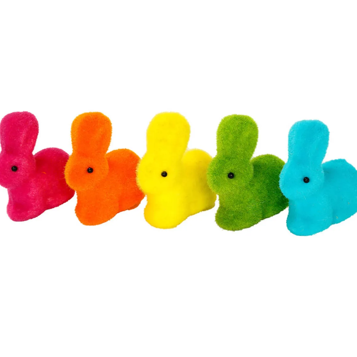 Easter Bunnies Decorations in Rainbow by Talking Tables