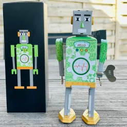 Eco Bot Wind Up Tin Robot (Limited Edition) by Mr & Mrs Tin