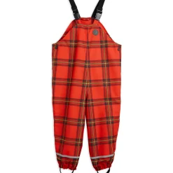 Edelweiss High Rain Trousers in Red by Mini Rodini - Last Ones In Stock - 80/86 (12-18 Months)