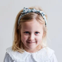 Edie Bow Alice Band in Green Daisy by Mimi & Lula