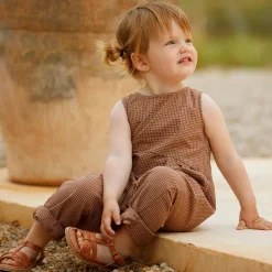Egidzia Overall in Apricot by 1+ in the Family - Last Ones In Stock - 3-12 Months
