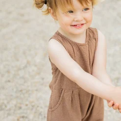 Egidzia Overall in Apricot by 1+ in the Family - Last Ones In Stock - 3-12 Months