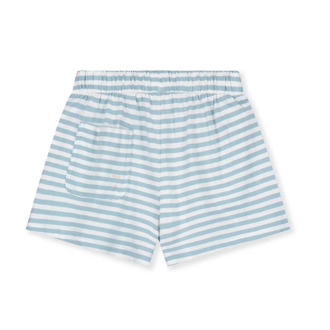 Elasticated Shorts in Sky / Off White by Gray Label