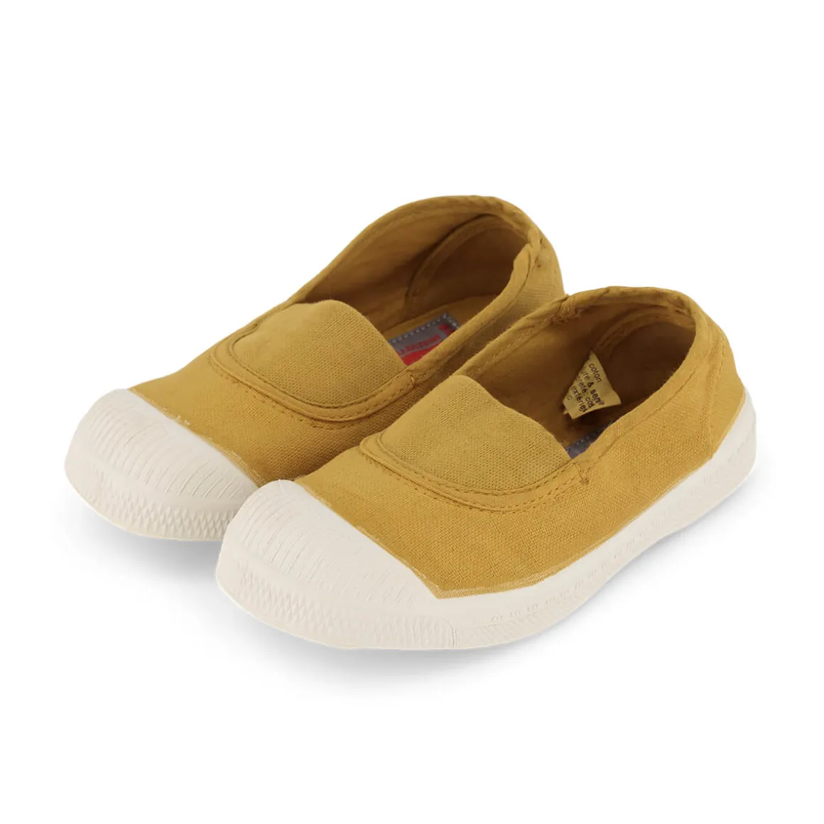 Elastic Tennis Shoe in Curry by Bensimon