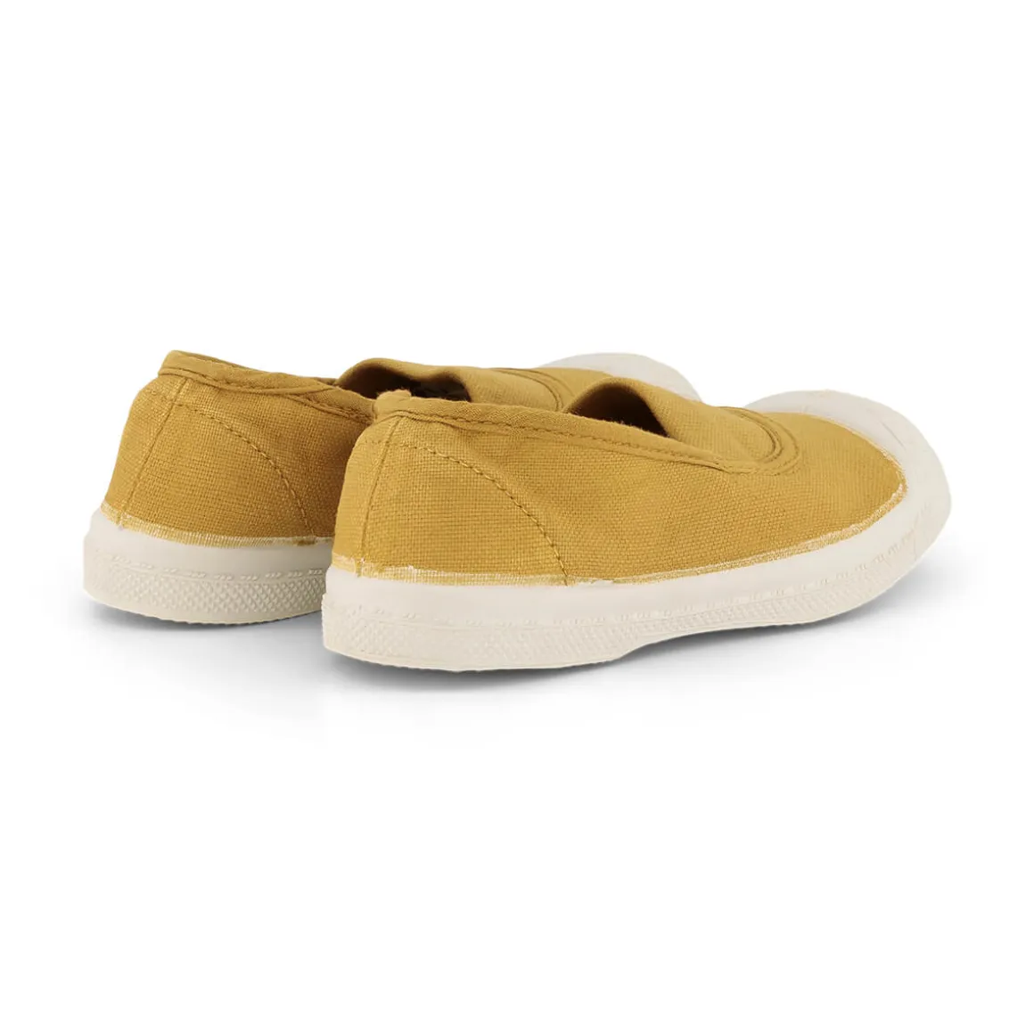 Elastic Tennis Shoe in Curry by Bensimon