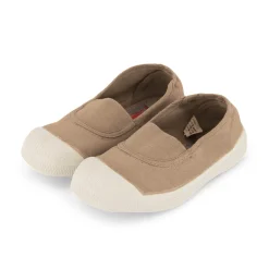 Elastic Tennis Shoe in Eggshell by Bensimon