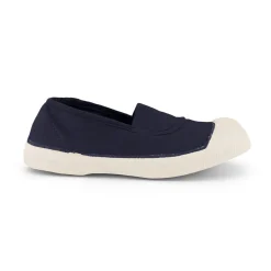 Elastic Tennis Shoe in Marine by Bensimon