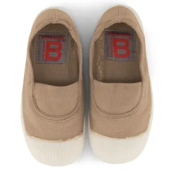 Elastic Tennis Shoe in Shell by Bensimon