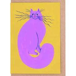 Electric Whiskers Greetings Card by Agathe Singer for Evermade