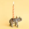 Elephant Ceramic Cake Topper by Camp Hollow