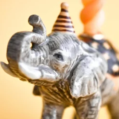 Elephant Ceramic Cake Topper by Camp Hollow